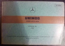 Mercedes Unimog 413 + 416 spare parts catalogue