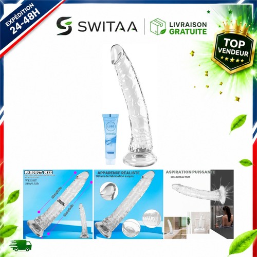 Gode réaliste silicone avec - gode,