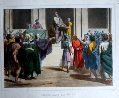 Bible pilate lave - -,