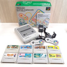 Nintendo Super Famicom Console boxed 8 games D Kong, Zelda, Mario US TARIFF PAID