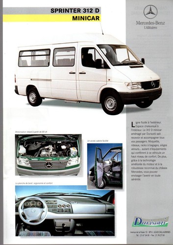 Fiche mercedes sprinter - fiche, 312