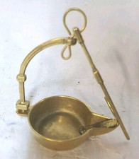 Rare lampe à huile de mineur