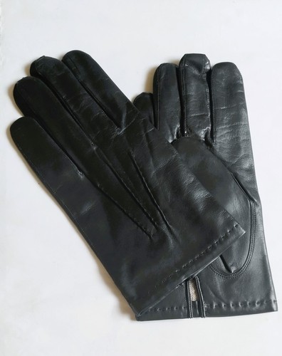 Gants cuir noirs taille - gants, en