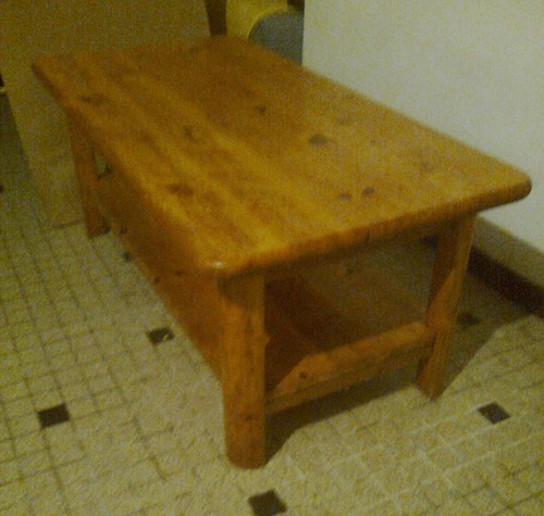 Table basse bois pin - basse,