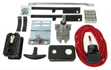 Kit poignée avec serrure pour