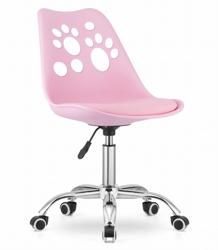 Fauteuil pivotant print rose - fauteuil,