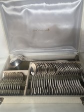 ménagère métal argenté Christofle Modele Chinon 6 Personnes 36 Pieces