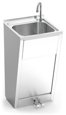 Lave mains inox sur pied