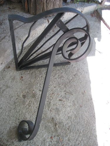 Console angle fer - forgé, art