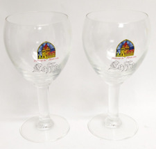 Leffe Belge Bière Verre Belgique Abbaye 25 CL Ritzenhoff Cristal - Lot De 2