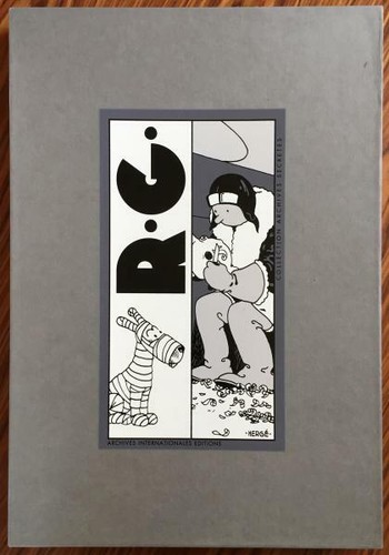 Tintin rare coffret g - tintin, "r.g"