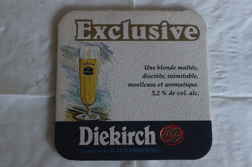 Sous bock exclusive - bock, diekirch
