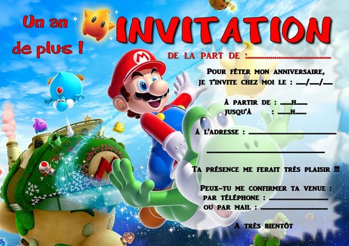 Cartes invitation - ou,