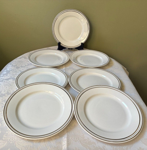 Assiettes faïence digoin - 7,