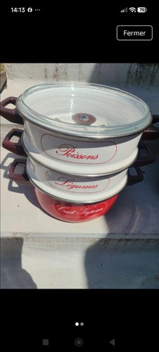 Cuiseur vapeur étages rond - 3,