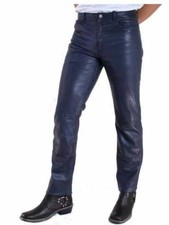 Pantalon jean cuir homme