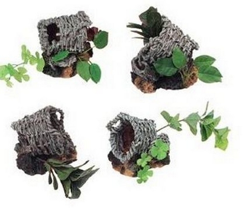 Decor panier plante aquarium - decor, s
