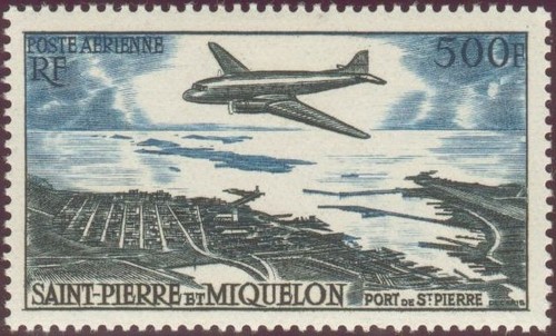 Timbre pierre miquelon - st, et