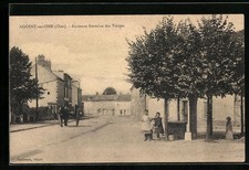 Old postcard Nogent-sur-Oise, old fountain of the virgins 