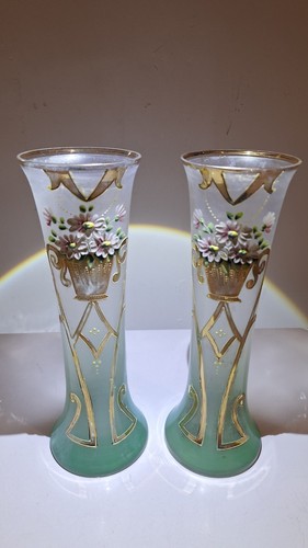 Paire vases anciens - paire,