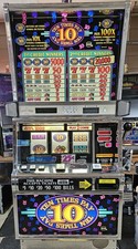 IGT S2000 TEN TIMES PAY SLOT MACHINE (TAKES QUARTERS)