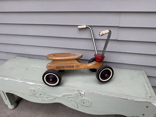 Vintage radio flyer - vintage, maple