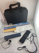 FM Transmitter Microphone AVR Logicom TX-20 With Carrying Case And Manual