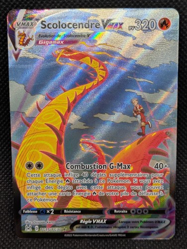 Carte pokemon scolocendre - carte, vmax