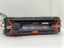 Autoradio CD MP3 USB Sony Cdx-G1101U CDXG1101U Original Car Radio Orange Carbone