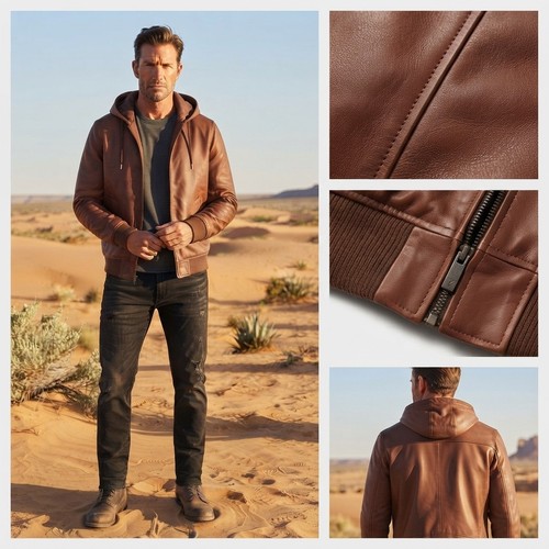 Blouson aviateur capuche en - blouson,
