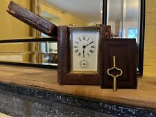 Travel Clock Alarm Clock - Officer Clock Ring circa 1900