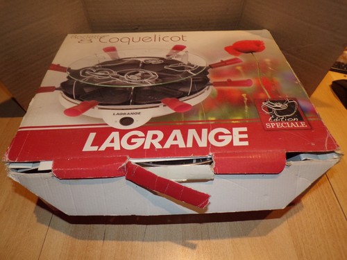 Appareil raclette lagrange - appareil,
