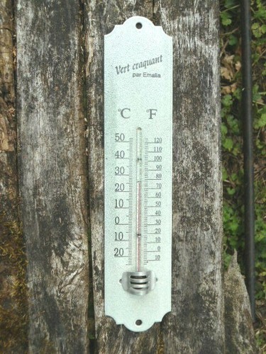 Thermometre emaille extérieur - emaille,