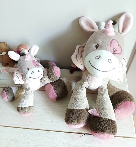 Nattou doudou peluche licorne - peluche,