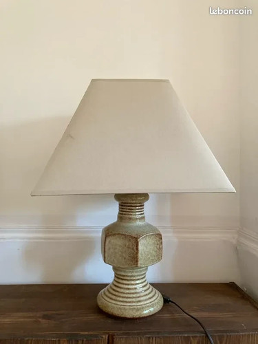 Lampe céramique vintage - lampe,