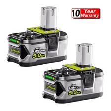 2X 5,0AH Pour Ryobi Batterie 18V Lithium One+ Plus RB18L50 P108 RB18L40