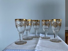 Série de 5 verres anciens en