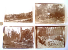 4 ANCIENNES PHOTOS VERS  1890