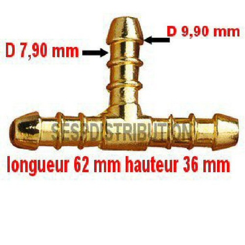Raccord gaz tétine - raccord,