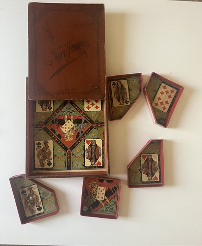 Vintage ancien jeu nain jaune - vintage,