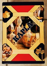 Barrel of 200 original wooden planks + KAPLA instructions
