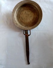 OLD SMALL COPPER STOVE ETAMER CAST IRON OR STEEL HANDLE