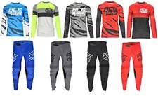 CROSS ENDURO JERSEY COMPLETE SUIT + ACERBIS PANTS K/J-WINDY BLUE RED BLACK