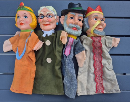 Lot ancienne marionnettes - lot, 4