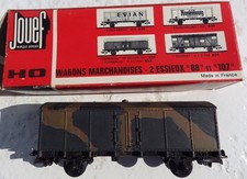 JOUEF 626 HO - Wagon marchandises "Kronenbourg" 2 essieux customisé militaire