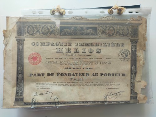 Lot 153 actions - 153, anciennes
