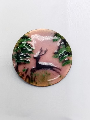Vintage broche décor de - ,