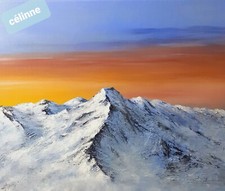 Tableau huile au couteau