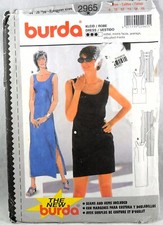 Burda 2965 Tank Dress, bust 32.5