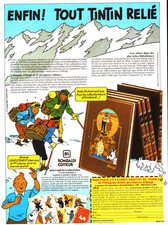 PUB   "  editions ROMBALDI  " " TINTIN  " 1985 ( 2 )